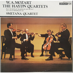 Wolfgang Amadeus Mozart / Smetana Quartet The Haydn Quartets The Haydn Quartets No. 17 In B-Flat Major, "Hunt", Kv458 No. 15 In D Minor, Kv421 Vinyl L