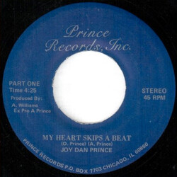 Joy Dan Prince My Heart Skips A Beat Vinyl 7" USED