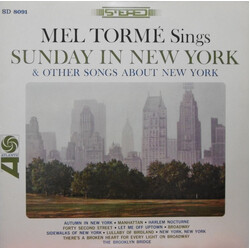 Mel Tormé Sings Sunday In New York And Other Songs About New York Vinyl LP USED