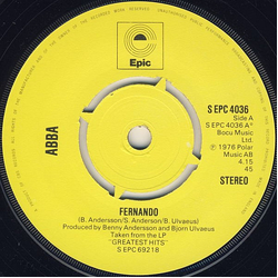 ABBA Fernando Vinyl 7" USED
