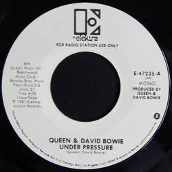 Queen / David Bowie Under Pressure Vinyl 7" USED