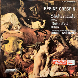 Régine Crespin / Maurice Ravel / Hector Berlioz / L'Orchestre De La Suisse Romande / Ernest Ansermet Shéhérazade / Nuits D'Été Vinyl LP USED