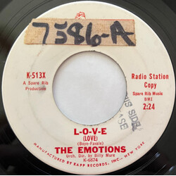 The Emotions (5) L - O - V - E / A Million Reasons Vinyl 7" USED