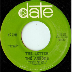 The Arbors The Letter Vinyl 7" USED