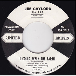 Jim Gaylord (2) I Could Walk The Earth Vinyl 7" USED
