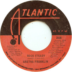 Aretha Franklin Rock Steady Vinyl 7" USED
