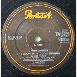 Cyndi Lauper The Goonies 'R' Good Enough Vinyl 12" USED