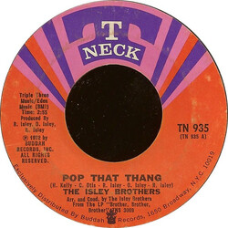 The Isley Brothers Pop That Thang / I Got To Find Me One Vinyl 7" USED