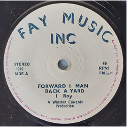 I-Roy Forward I Man Back A Yard Vinyl 7" USED