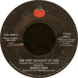 Albert King The Very Thought Of You USED VINYL 7INCH 45 RPM STYRENE