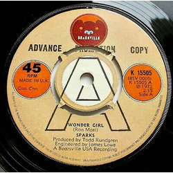 Sparks Wonder Girl Vinyl 7" USED