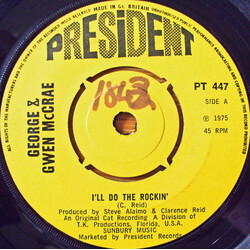 George McCrae / Gwen McCrae I'll Do The Rockin' Vinyl 7" USED