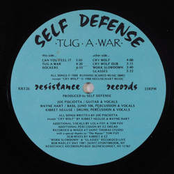 Self Defense (2) Tug A War Vinyl LP USED