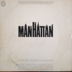 George Gershwin / New York Philharmonic / Zubin Mehta / Gary Graffman Music From The Woody Allen Film "Manhattan" Vinyl LP USED