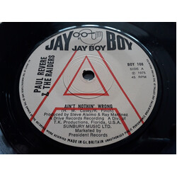 Paul Revere & The Raiders Ain't Nothin' Wrong Vinyl 7" USED