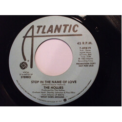 The Hollies Stop In The Name Of Love Vinyl 7" USED