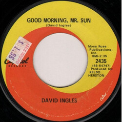 David Ingles (2) Good Morning, Mr. Sun / Fate USED VINYL 7INCH 45 RPM
