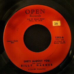 Billy Harner She's Almost You / Fool Me Vinyl 7" USED