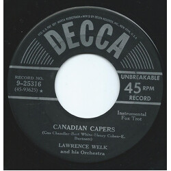 Lawrence Welk And His Orchestra Canadian Capers / Back Home In Illinois Vinyl 7" USED