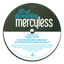 Fred Everything / Wayne Tennant Mercyless (Remixes) Vinyl 12" USED