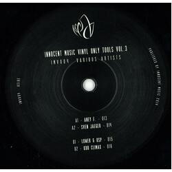Various Vinyl Only Tools Vol. 3 Vinyl 12" USED
