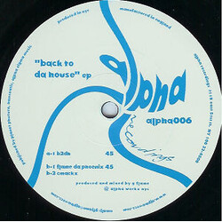 G Flame Back To Da House EP Vinyl 12" USED