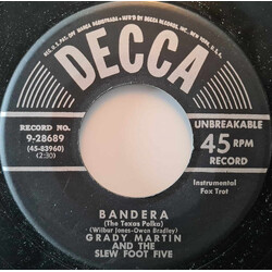 Grady Martin And The Slew Foot Five Bandera / Poor Butterfly Vinyl 7" USED