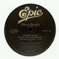 George Duke I Want You For Myself (Tom Moulton Mix) Vinyl 12" USED