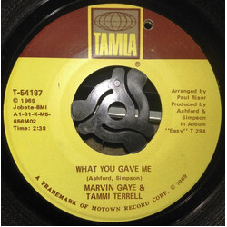 Marvin Gaye / Tammi Terrell What You Gave Me Vinyl 7" USED