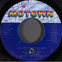 The Supremes / The Temptations I'll Try Something New Vinyl 7" USED