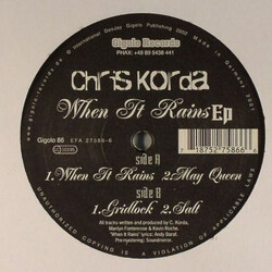 Chris Korda When It Rains EP Vinyl 12" USED