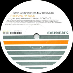 Marc Romboy vs. Stephan Bodzin Ferdinand / Phobos Vinyl 12" USED