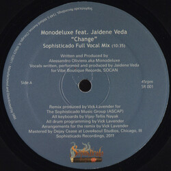 Monodeluxe / Jaidene Veda Change Vinyl 12" USED