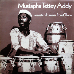 Mustapha Tettey Addy Master Drummer From Ghana Vinyl LP USED