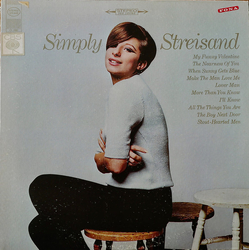 Barbra Streisand Simply Streisand Vinyl LP USED