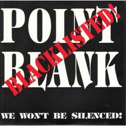 Point Blank (6) Blacklisted! / We Won't Be Silenced! USED VINYL 7INCH EP