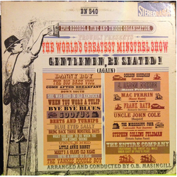 Various The World's Greatest Minstrel Show Gentlemen Be Seated! (Again) Vinyl LP USED