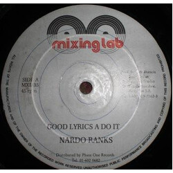 Nardo Ranks / Daddy Lizard Good Lyrics A Do It / Step Ina De Party USED VINYL 12INCH