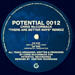 Chris McCormack "There Are Better Ways" Remixz Vinyl 12" USED