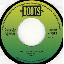Jah-D Jah I'm Calling You Vinyl 7" USED