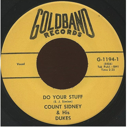 Count Sidney & His Dukes Do Your Stuff / Country People Vinyl 7" USED