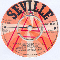 The Funky Party Band Chocolate And Vanilla Vinyl 7" USED