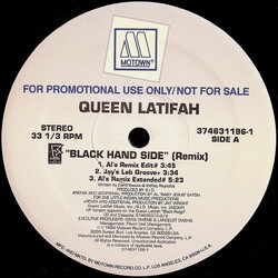 Queen Latifah Black Hand Side (Remix) Vinyl 12" USED