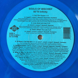 Souls Of Mischief 93 'Til Infinity Vinyl LP USED
