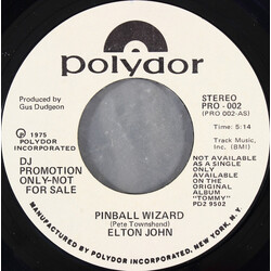 Elton John / Tina Turner Pinball Wizard / Acid Queen Vinyl 7" USED
