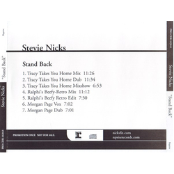 Stevie Nicks Stand Back CD USED