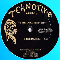 Gigi Galaxy The Invasion EP Vinyl 12" USED