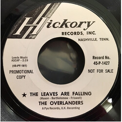 The Overlanders The Leaves Are Falling / Shanghai Rooster Vinyl 7" USED