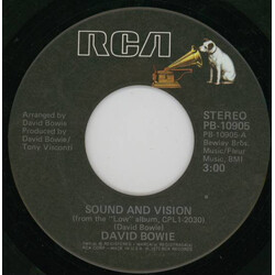 David Bowie Sound And Vision Vinyl 7" USED