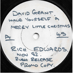 David Grant Have Yourself A Merry Christmas Vinyl 7" USED
